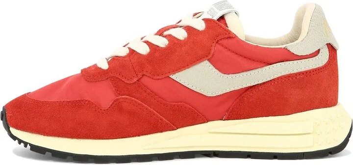 Autry Sneakers Reelwind Low In Nylon And Suede Red - Image 3