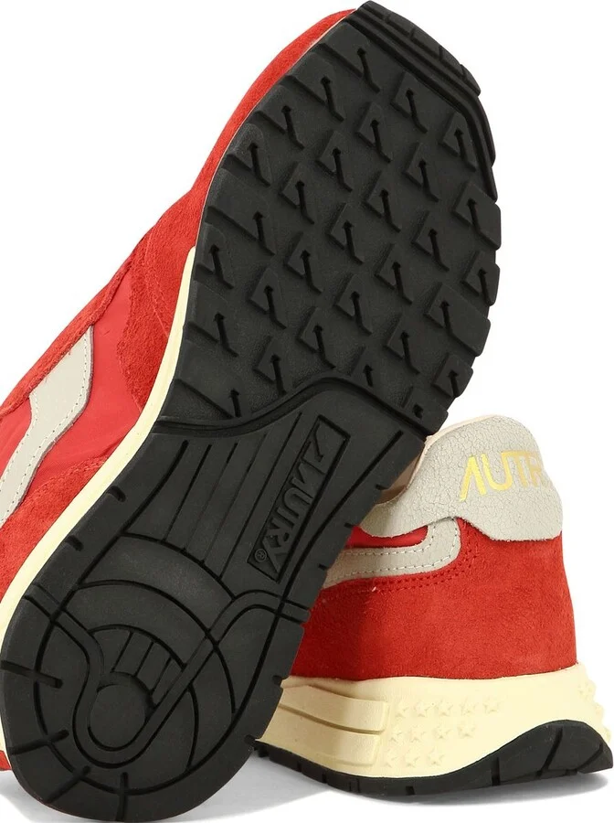 Autry Sneakers Reelwind Low In Nylon And Suede Red - Image 5