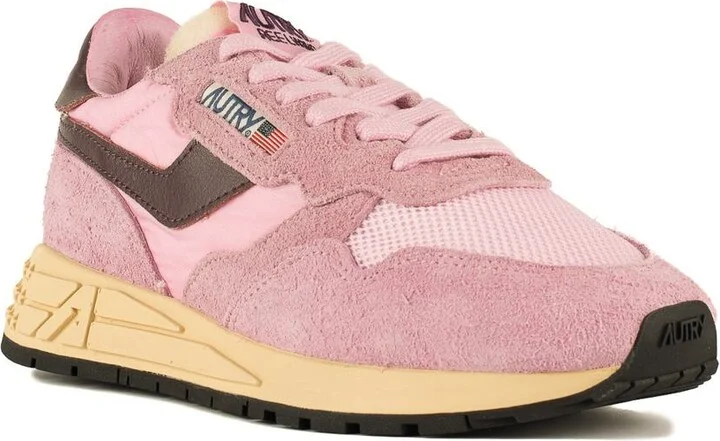 Autry Sneakers Reelwind Low Suede And Nylon Rose And Rose - Image 3