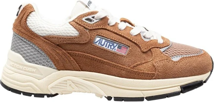 Autry Suede And Mesh Sneakers