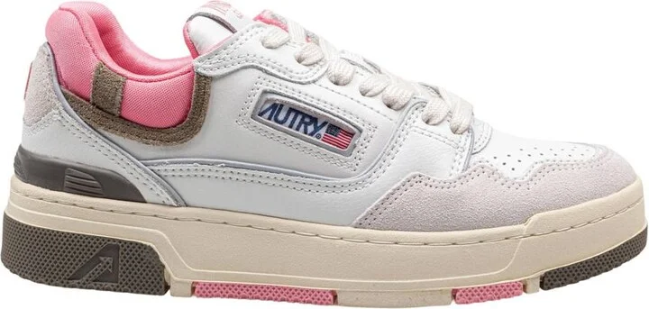 Autry Suede, Nubuck, Mesh And Leather Sneakers