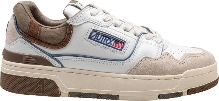 Autry Suede, Nubuck, Mesh And Leather Sneakers