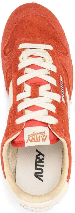 Autry Suede Sneakers In Red - Image 2