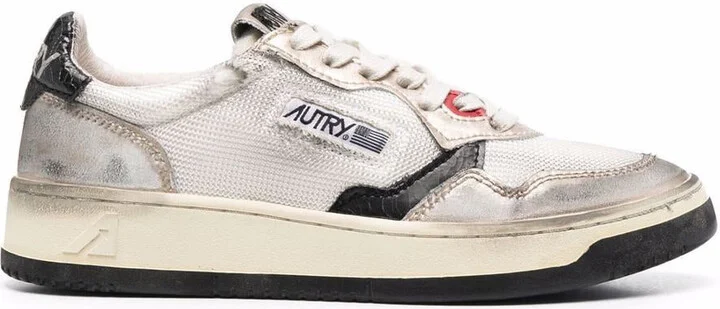 Autry Sup Vint Low Wom - Mesh/Suede Shoes