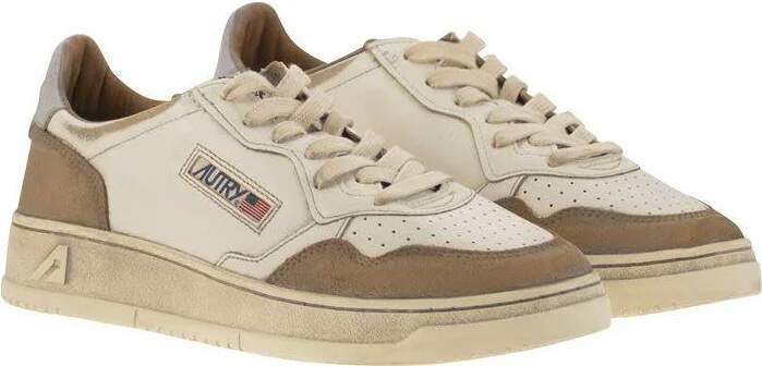 Autry Super Vintage - Leather Sneakers - Image 4