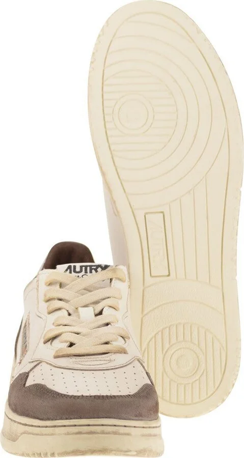 Autry Super Vintage - Leather Sneakers - Image 5