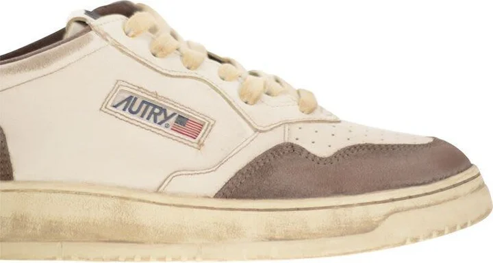 Autry Super Vintage - Leather Sneakers - Image 6