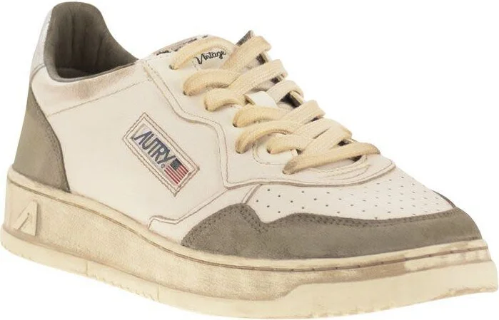 Autry Super Vintage - Leather Sneakers - Image 2