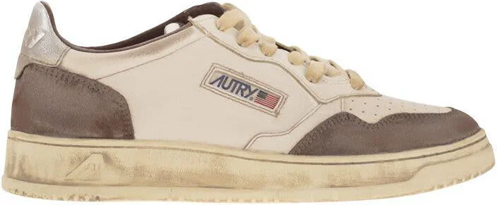 Autry Super Vintage - Leather Sneakers