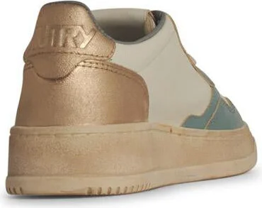 Autry 'Super Vintage' Light Blue Leather Sneakers - Image 3