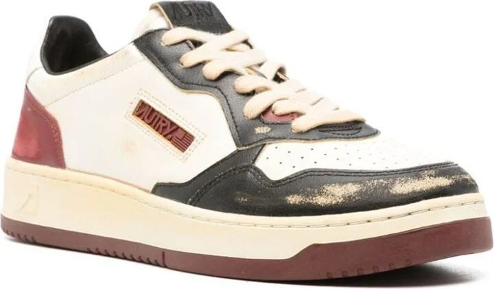 Autry Super Vintage Low Leather Sneakers - Image 3