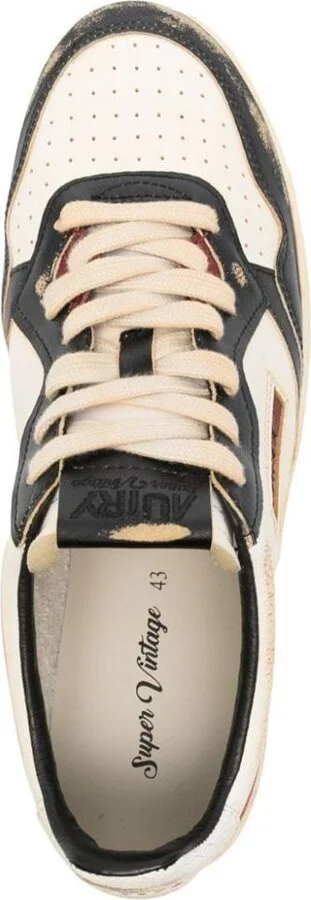 Autry Super Vintage Low Leather Sneakers - Image 4