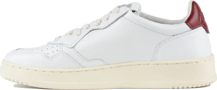 Autry Syrah And White Leather Medalist Low Sneakers - Image 2