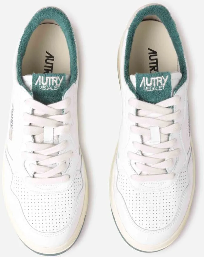 Autry Two-Tone Leather Sneakers - Image 4