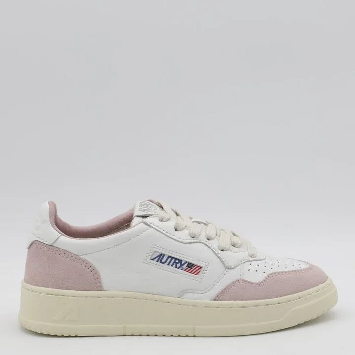 Autry White And Beige Sneakers