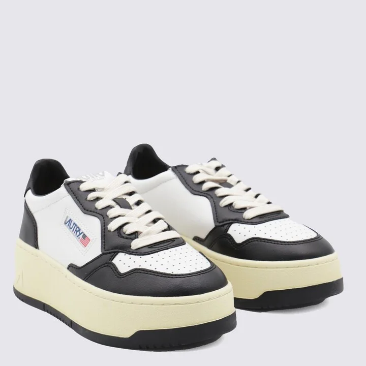 Autry White And Black Sneakers - Image 3