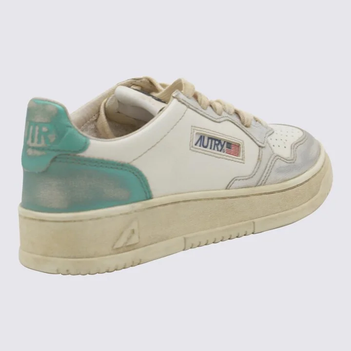 Autry White And Light Blue Metal Sneakers - Image 2
