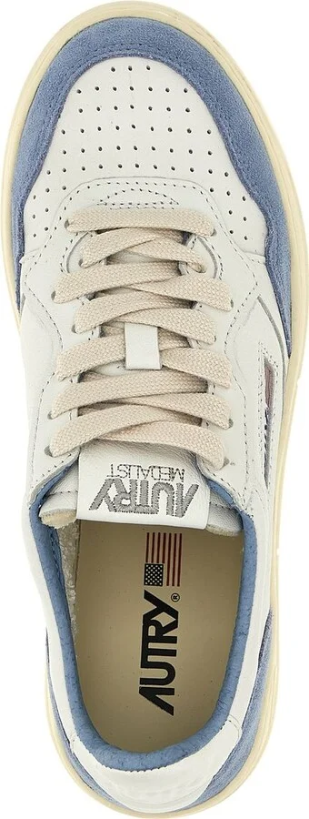 Autry White And Light Blue Sneakers - Image 11