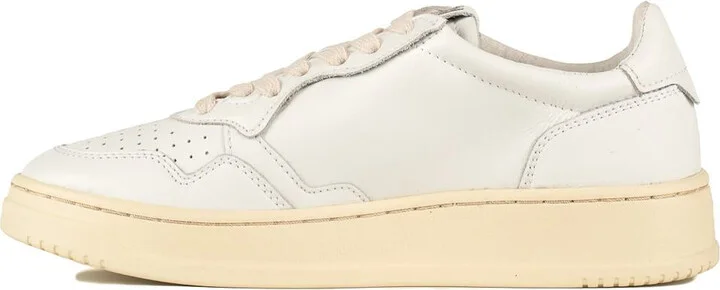 Autry White Leather Medalist Low Sneakers - Image 2