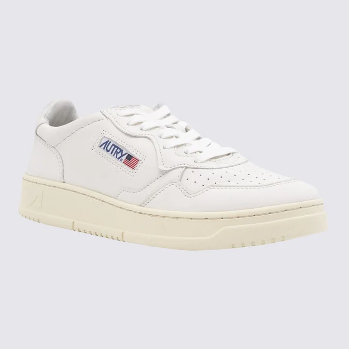 Autry White Leather Medalist Sneakers - Image 2