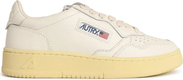 Autry White Leather Medalist Sneakers