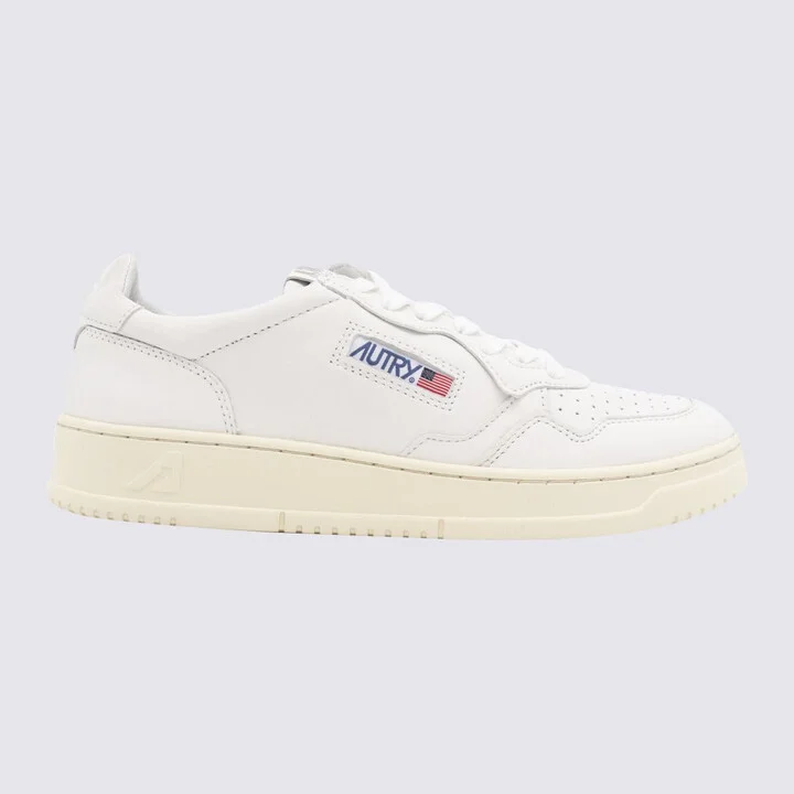 Autry White Leather Medalist Sneakers