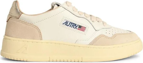 Autry White Leather Sneakers