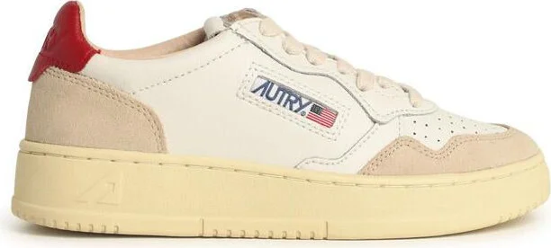 Autry White Leather Sneakers