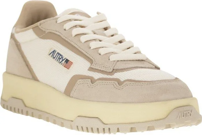 Autry Wildpace - Fabric And Suede Trainers - Image 2