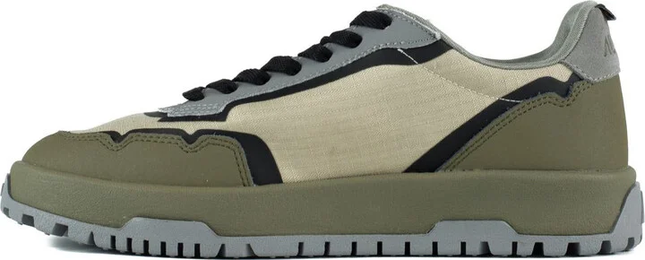 Autry Wildpace Low Nylon Ripstop And Leather Castle Wall And Titanium Sneakers - Image 2
