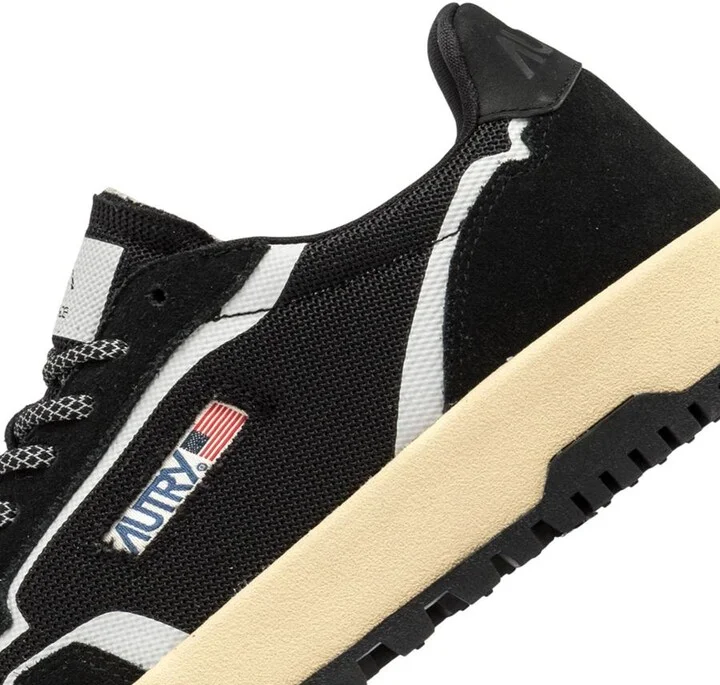 Autry Wildpace Low Sneakers In Black Mesh And Suede - Image 5