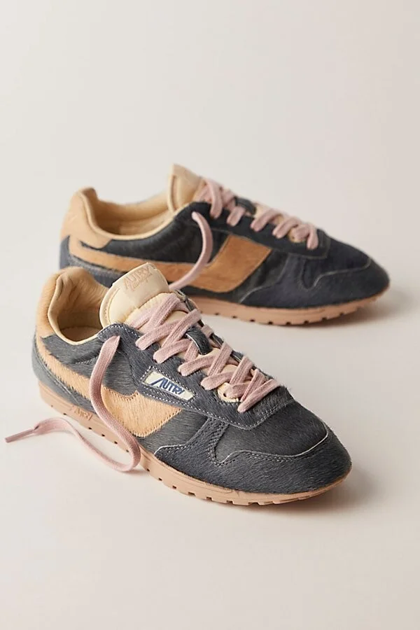 Autry Windspin Low Top Pony Hair Sneakers - Image 2