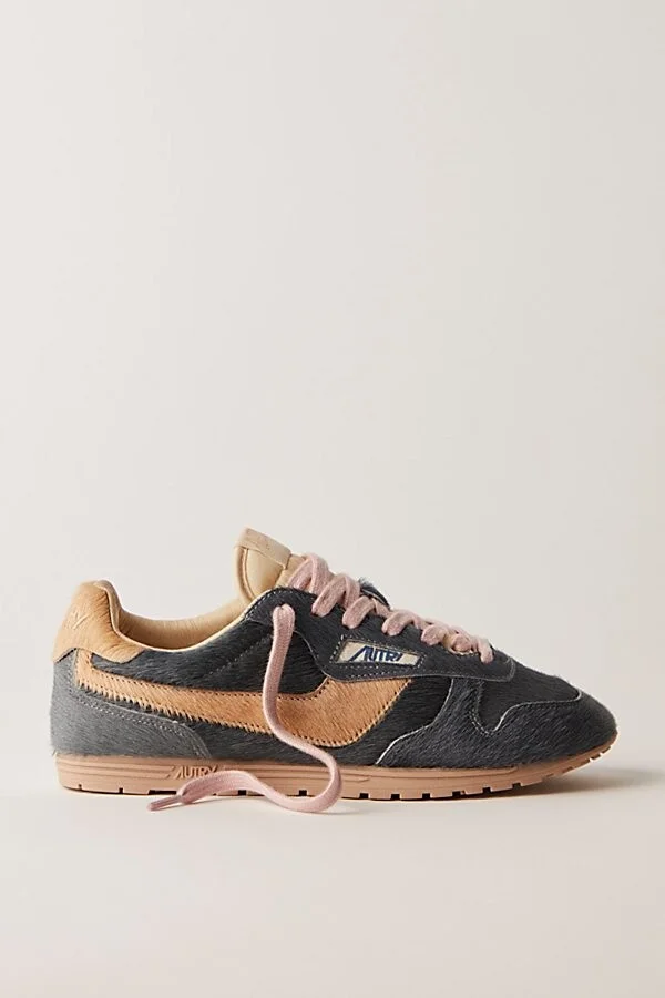 Autry Windspin Low Top Pony Hair Sneakers - Image 3