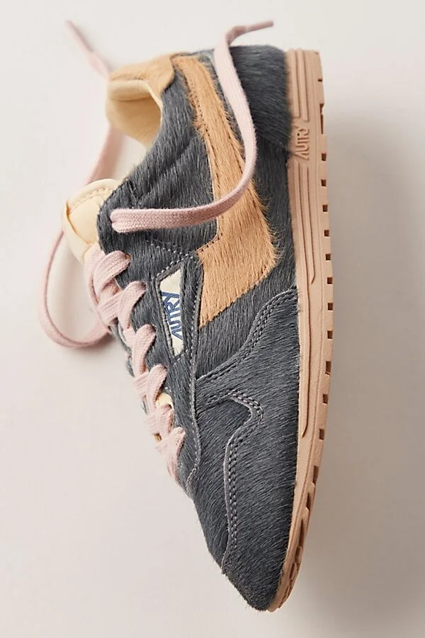 Autry Windspin Low Top Pony Hair Sneakers