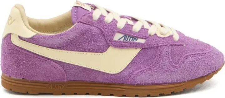 Autry "Windspin Low" Woman Suede Leather Sneakers Shoes