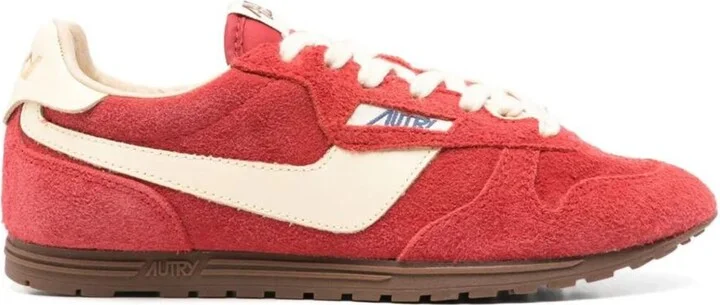 Autry "Windspin Low" Woman Suede Leather Sneakers Shoes