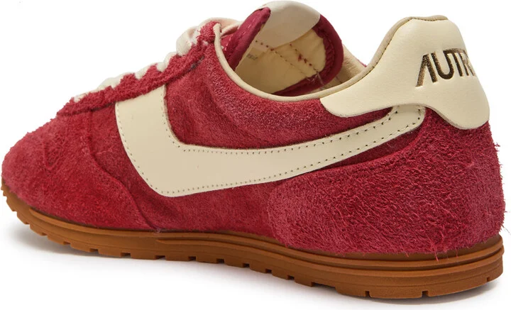 Autry Windspin Panelled Brushed Suede Sneakers - Image 2