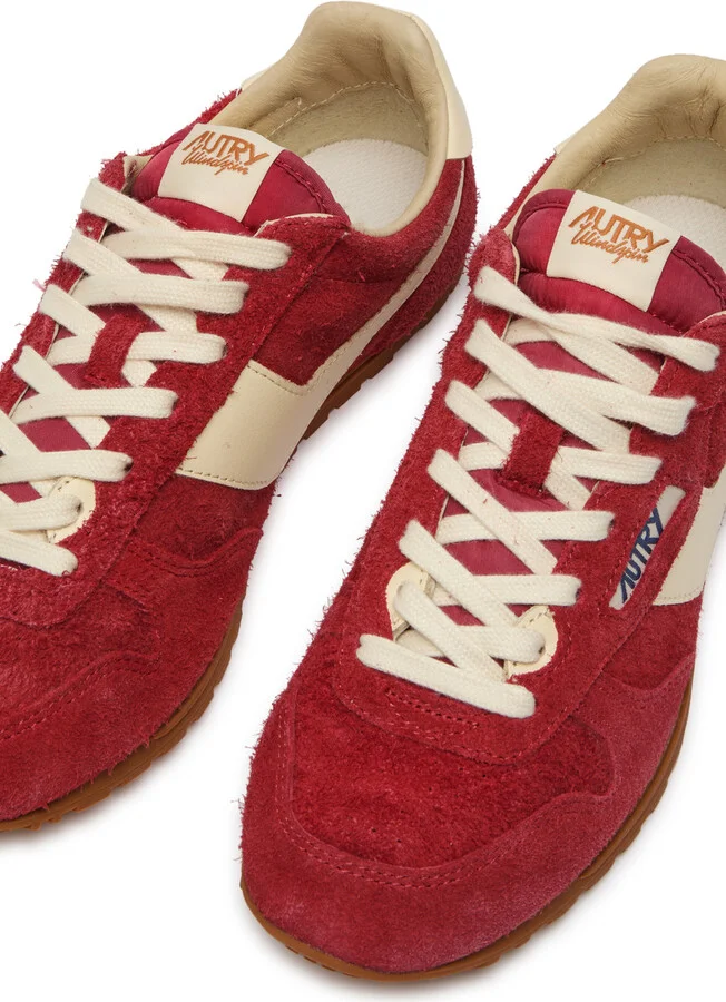 Autry Windspin Panelled Brushed Suede Sneakers - Image 3