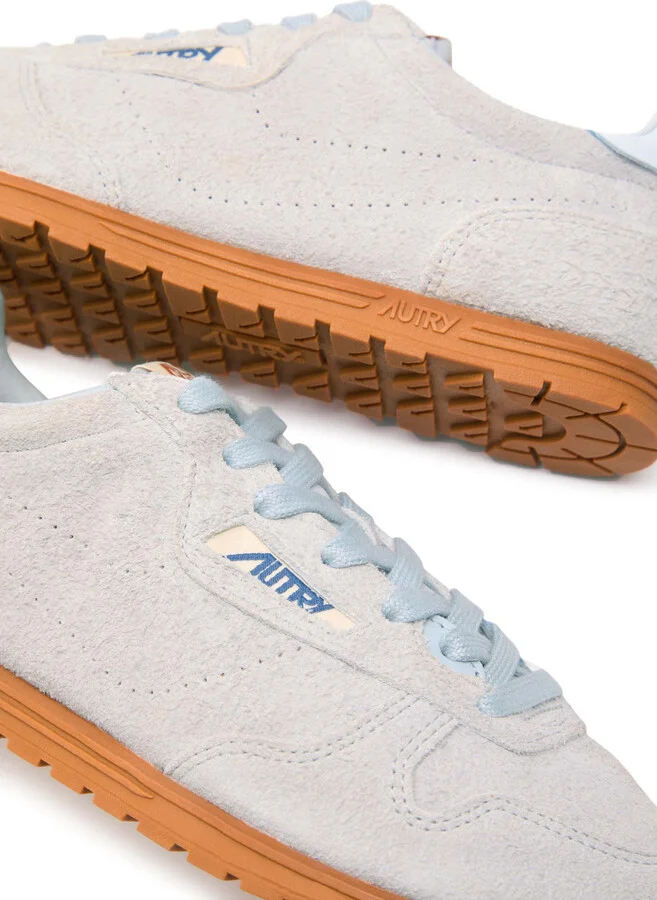 Autry Windspin Panelled Brushed Suede Sneakers - Image 8
