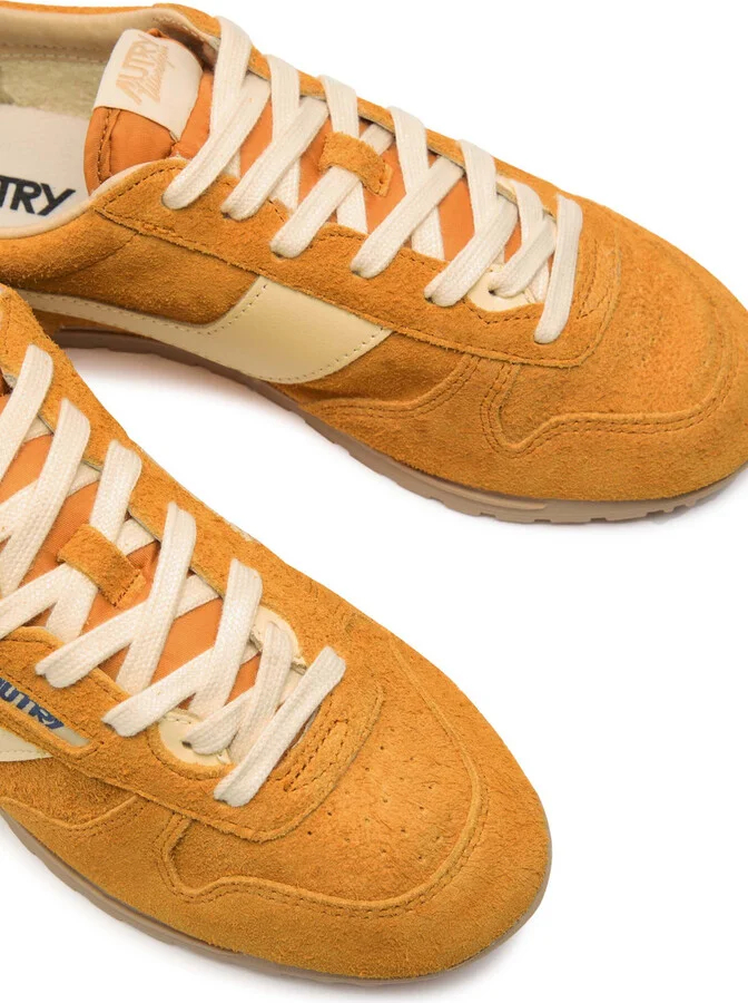 Autry Windspin Panelled Brushed Suede Sneakers - Image 11