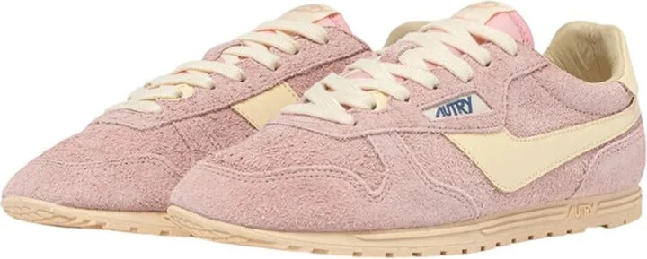 Autry Windspin Sneakers In Rosemary And Rutabaga Suede And Leather - Image 2