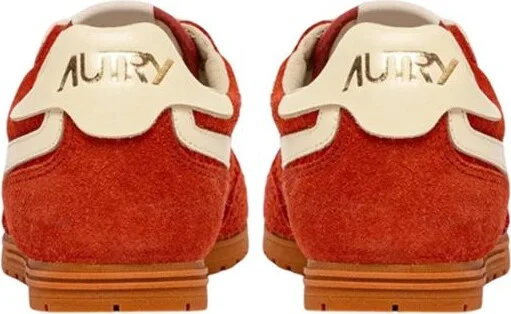 Autry Windspin Sneakers In Suede And Parrot And Rutabaga Leather - Image 3