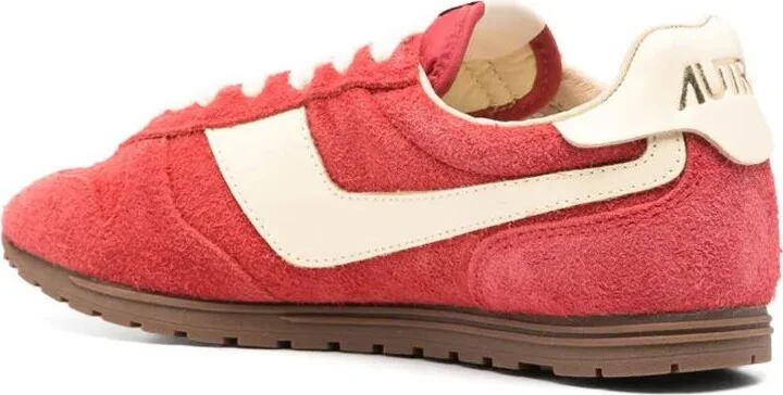 Autry Windspin Suede And Leather Sneakers In Ruby/Rutaa Shoes - Image 3