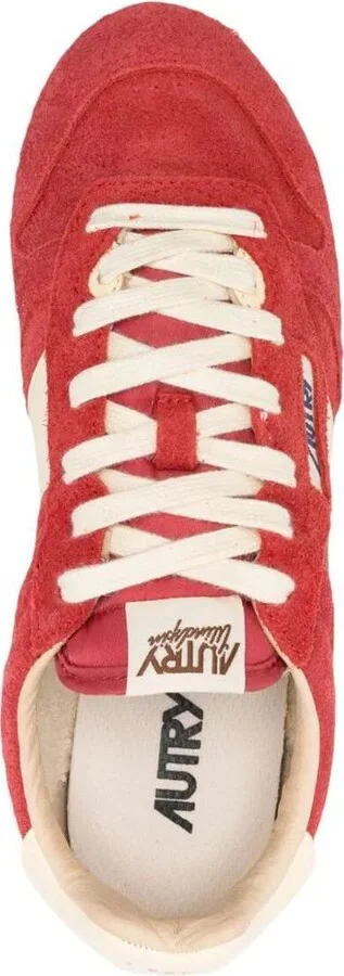 Autry Windspin Suede And Leather Sneakers In Ruby/Rutaa Shoes - Image 4