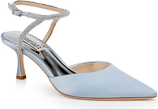 Autumn Satin Kitten Heels