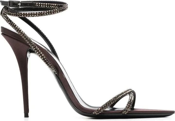 Ava 105mm embellished sandals