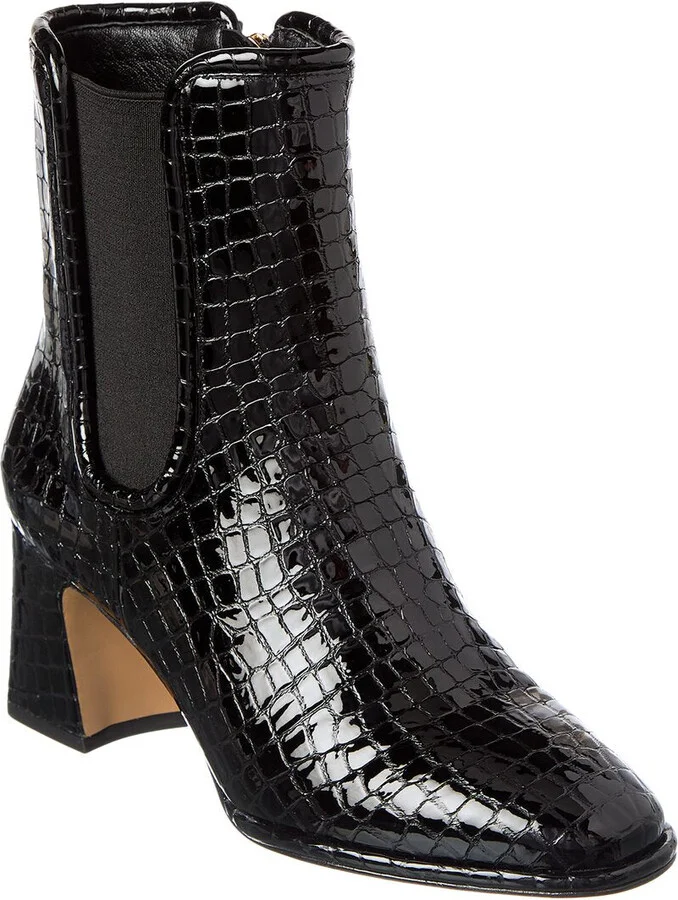 Ava 60 Croc-Embossed Patent Boot