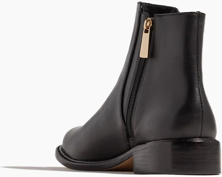 Ava Flat Bootie in Black - Image 3
