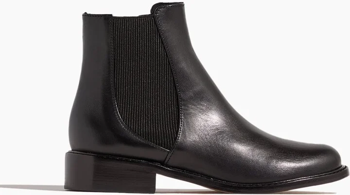 Ava Flat Bootie in Black