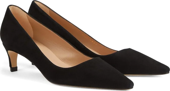 Ava Pointed Toe Kitten Heel Pump